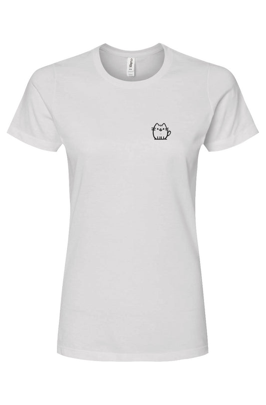 Bestie Kitty Women's Premium Cotton T-Shirt